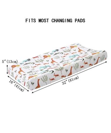 Ruiqas Newborn Wrap Pad Soft & Breathable Changing Table Pad for Forest Animal Lovers - Buy Online on SooperMarket.com