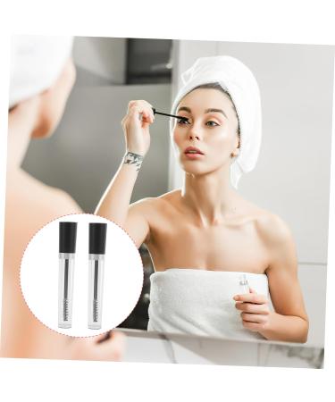 Healeved 4 Sets Empty Mascara Tube Clear Mascara for Eyelashes Volume Clear Eyelash Mini Funnel Plastic - Buy Online on SooperMarket.com