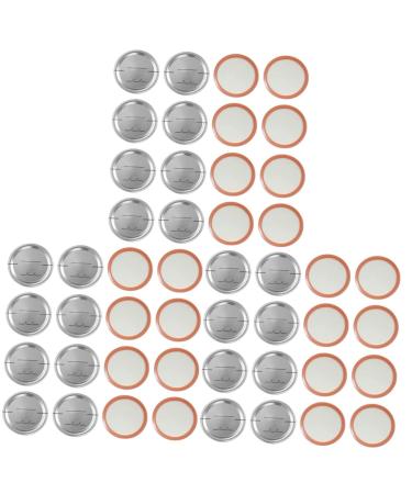 POPETPOP 90 Pcs Mason Jar Lids Tinplate Canning Mason Jars Canning Lids Discs Mason Jar Cover Canning Jar Lids Metal Lid Coffee Stuff Wide Mouth Lids Glass Bottle Sprouting Lids Split CD Silverx3pcs 7X7X0.2CMx3pcs