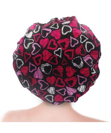 Bleu Bath (2 Pack) Sexy Lovely Fashion Style Extra Large Double Layer Shower Cap - Buy Online on SooperMarket.com