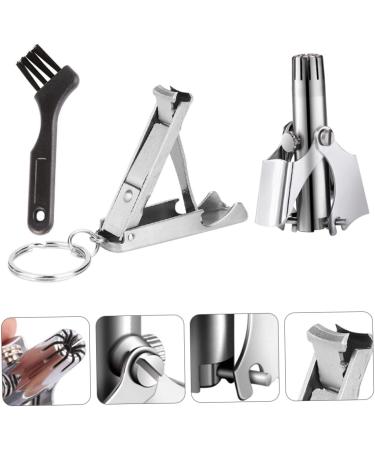 Housoutil Nose Hair Trimmer Set - Precision Scissors & Clipper for Grooming | Best Nose Hair Removal Tools - Buy Online on SooperMarket.com