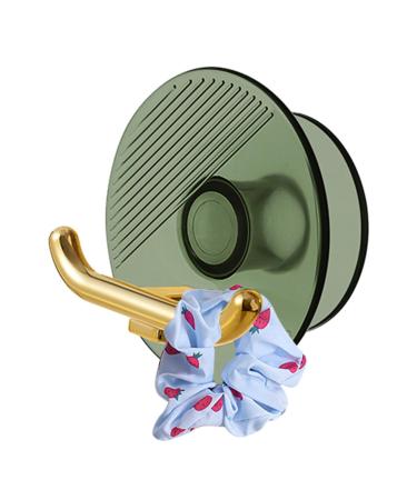 Bexdug plug -in cable holder |Plug holder hook hooks drill-free toothbrush holder self-adhesive key and kitchen bathrobe hook for razors coat towel translucent green
