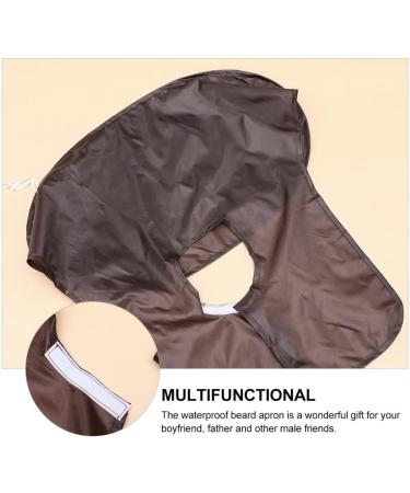 FRCOLOR Beard Shaving Cloth Bib - Men's Grooming Apron for Hair Cutting - Hair Catcher Cape for Beard Trimming - Polyester Material - Buy Online on SooperMarket.com