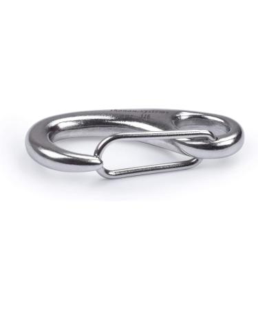 SHONAN 2 Carabiner Clips 4 Pack - Stainless Steel 316 Marine Clips for Flag Poles, Boat Fenders, Keychains, Dog Leashes, Camping - 220 Lbs Capacity - Buy Online on SooperMarket.com