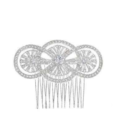 MUSISALY Bridal Headdress Tiara Wedding Headpiece Bridal Hair Comb Bride European and American Hairpin