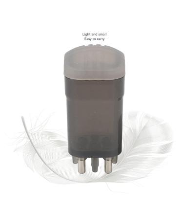 8ml Scalp Applicator & Hair Oil Comb - Transparent Black Hair Treatment Massager | Perfect for Scalp Care & Liquid Storage - Buy Online on SooperMarket.com