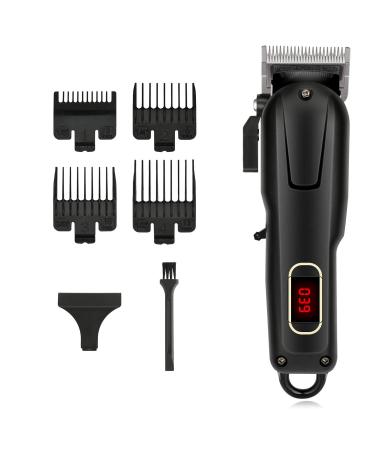 Hair Clipper Cordless Hair Clippers for Men Bluesa Maamlly Professional Waterproof Hair Beard Trimmer Rechargeable Led Display Hair Clippers