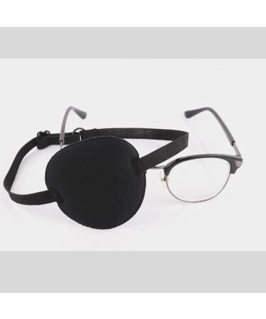 YOOJOO Adjustable Concave 3D Foam Eye Patch for Lazy Eye Amblyopia & Strabismus - Black - Buy Online on SooperMarket.com