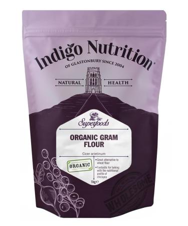 Indigo Herbs Organic Gram Flour 1kg