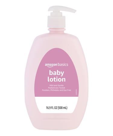 Amazon Basics Baby Lotion, Mild & Gentle, 16.9 Fluid Ounce, 1-Pack (Previously Solimo)