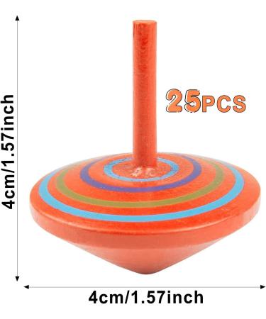 25 Colorful Wooden Circles - Perfect Roundabout for Children's Festivals Birthdays & Party Bag Fillers | International Shipping - Buy Online on SooperMarket.com