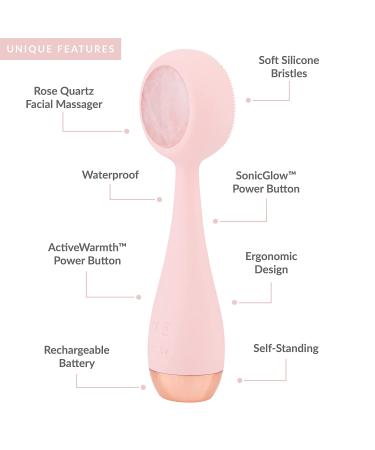 PMD Clean Pro: Smart Facial Cleansing Device & Anti-Aging Massager Blush - Buy Online on SooperMarket.com