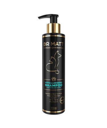 Hypoallergenic shampoo for dogs and cats gentle care anti-itch shiny short and long hair
