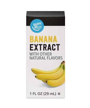 Amazon Brand - Happy Belly Banana Extract with other natural flavors, 1 fl oz