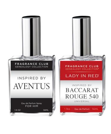 Lady In Red/Fragrance Club Collection His and Hers Perfect Scents Fragrance Duo