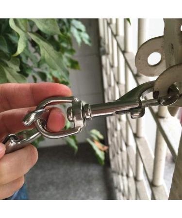 Long Buy Swivel Eye Bolt Snap Hooks  Stainless Steel 316 Marine Grade Scuba Diving Clip  Snap Bolt Trigger Chain Clip  Single Ended Trigger Clasp Pet Buckle  80mm  90mm  101mm  Heavy Duty 3Pcs 80mm - Buy Online on SooperMarket.com