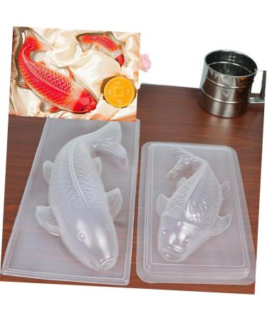 CIYODO 10pcs Silicone Molds Silicone Candy Mold Fish Cake Chocolate Mold Rice Cake Koi Carp Chinese Style - Buy Online on SooperMarket.com