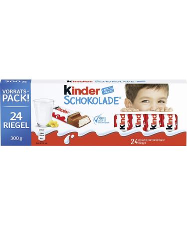Buy Kinder Chocolate 300g - 24 Pieces (1 Pack) | International Shipping Available - Buy Online on SooperMarket.com