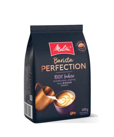 Melitta Barista Perfection Tasting size 100% India entire coffee beans 200g uncomfortable single-original coffee Arabica robusta blend slow drum roar espresso starch 5 India (1 Pack)