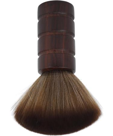 Hair Cutting Neck Dust Brush with Nylon Hair Wooden Handle for Home Salon Barber Dust Cleaning Brush for Face Neck Hair - Buy Online on SooperMarket.com