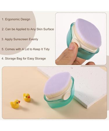 Sunscreen Applicator Brush for Kids | Portable Mini Sunblock Brush with Storage Bag - Buy Online on SooperMarket.com