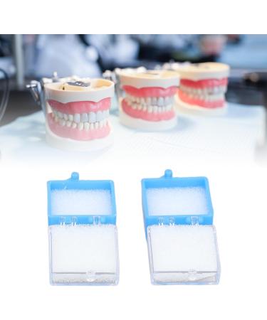 Pack of 20 Durable Plastic Bridge Boxes for Denture Storage | Foam Insert Portable & Ideal for Laboratories and Clinics - Buy Online on SooperMarket.com