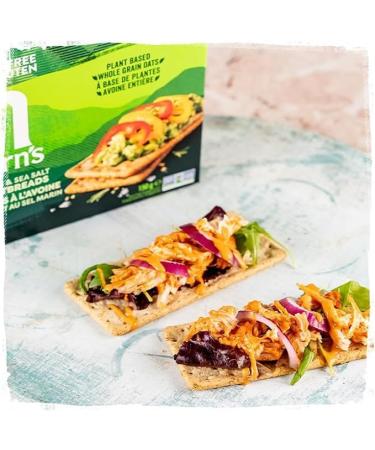Nairn s Rosemary & Sea Salt Oat Flatbreads | Made with Gluten Free Wholegrain Oats | High Fibre | Plant-Based | Vegan & Non-GMO | No Artificial Colours Flavours or Preservatives | 150g - Buy Online on SooperMarket.com