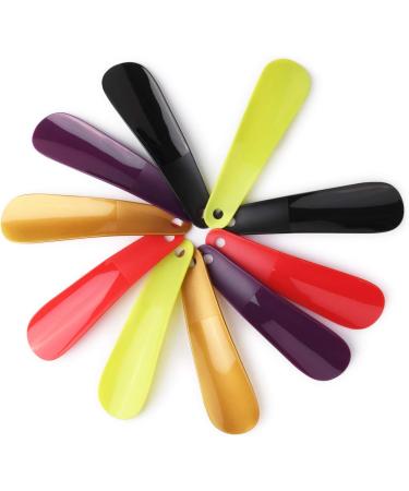Arroyner 10Pcs Plastic Shoe Horn 6.3 - Travel Shoe Horn for Men, Women, and Kids - Random Color - Buy Online on SooperMarket.com