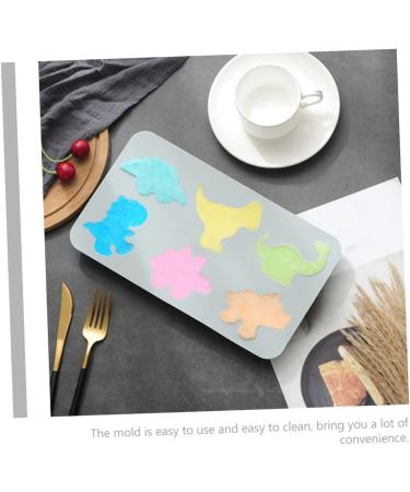 MAGICLULU 3D Birthday Cake Pan 10 Pcs Dinosaur Cake Mold Candy Jelly 3 Cube Moulds 28X16.2CMx5pcs - Buy Online on SooperMarket.com