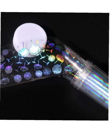 Nail Foils Transfer Starry Sky Holographic Nail Art Stickers Nail Tips for Nail Decoration Manicure 4 * 100cm Random Style - Buy Online on SooperMarket.com