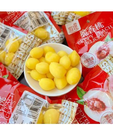 Sour and Sweet Crispy Peach Fruit Snacks Small Peaches Honey Peach Pickled Fruits Dried Fruit Preserved Fruit Sweets Candy Snacks Desserts Vegan Healthy Snacks Food Casual Snacks gift pack (20bag) - Buy Online on SooperMarket.com