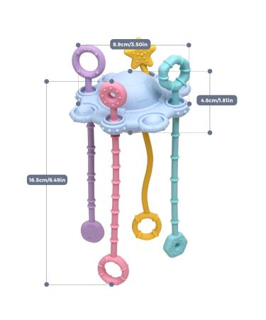 Shop Interactive Spinner Sensor Toys for Toddlers | Travel Pull String Activity for Babies | Child-Friendly Developmental Toys in Blue - Buy Online on SooperMarket.com