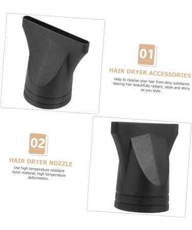 Cabilock 2pcs Hair Blower Nozzle Flat Hair Dryer Replacement Blower Nozzle Tip Hair Drying Nozzle Replacement - Buy Online on SooperMarket.com