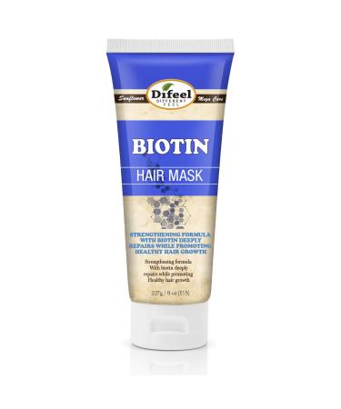 Difeel Biotin Hair Mask 8 oz. - Deep Conditioning Mask Hair Treatment for Hair Growth Hair Mask for Hair Loss