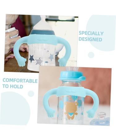ibasenice 6 Pcs Bottle Handle Bottle Grip Bottle Grip Bottle Grip Silicone Bottle Grip Handle Milk Bottle Grips Silicone Soft Child Feeding Bottle 14.00X5.00X5.00CMx3pcs Sky-bluex3pcs - Buy Online on SooperMarket.com