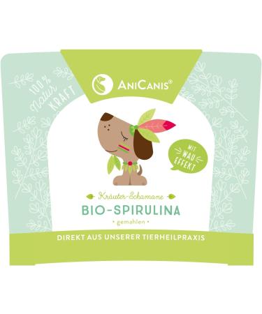 Anicanis Bio Spirulina for Dogs & Cats - Nutritional Supplement for Immune System Skin & Fur - 150g Algae Powder - Buy Online on SooperMarket.com