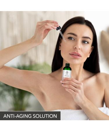 Argan Oil Organic 100ml - Argania Spinosa - Argan Oil - Cold Pressed - 100% Natural - Argan Oil in Light Protection Glass Bottle - Skin Care - Hair Care - Organic Oil for Hair and Skin - Beauty - Buy Online on SooperMarket.com