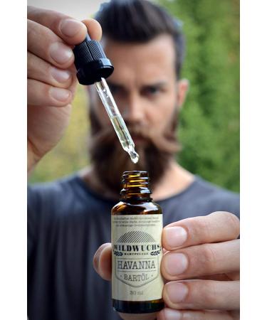 Buy Bart l Havana - Natural Vegan Beard Oil for Softness & Healthy Growth | Wildwuchen Bartpflege (30ml) - Buy Online on SooperMarket.com