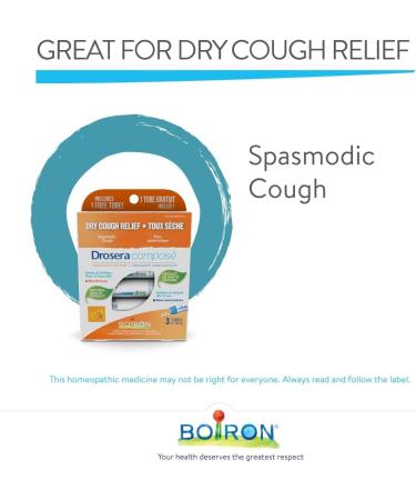 Boiron Drosera Compose Dry Cough Relief Spasmodic Cough 12 Gram - Buy Online on SooperMarket.com
