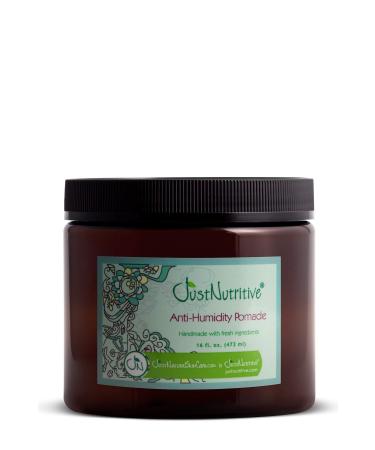 Just Nutritive Anti-Humidity Pomade | Anti-Frizz Styling Pomade | Protecting & Moisturizing Treatment | For All Hair Types Including Dry Hair 16 Fl Oz