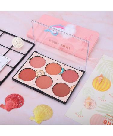 6 Colors Rouge Palette - Long-lasting Waterproof Blush for All Occasions | Multi-functional Face Make-Up | No Irritation Blush 1 Piece - Buy Online on SooperMarket.com