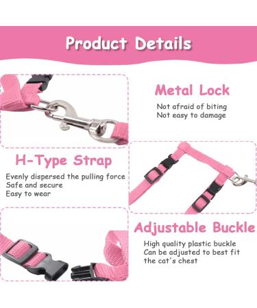 Yutou Soft Cat Dishes & Adjustable Leash Set - Outbreak-Proof Harness for Kittens Puppies & Rabbits - Buy Online on SooperMarket.com