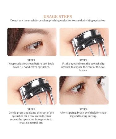 Premium Eyelash Curler with Comb - Steel Wide Angle Eye Makeup Tool for Perfectly Separated Lashes | Purple - Ideal for Girls & Women - Buy Online on SooperMarket.com