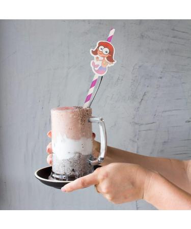 KICHOUSE 60pcs Disposable Straw Jumbo Straws Smoothie Straws Milk Beverage Drinking Straws Crafts Drinks - Buy Online on SooperMarket.com