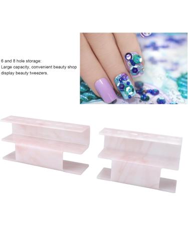 Sonew 2-Part Tweezers for Eyelashes Plastic Twizzers Organizer with 6 & 8 Holes | Beauty Salon Essential - Buy Online on SooperMarket.com