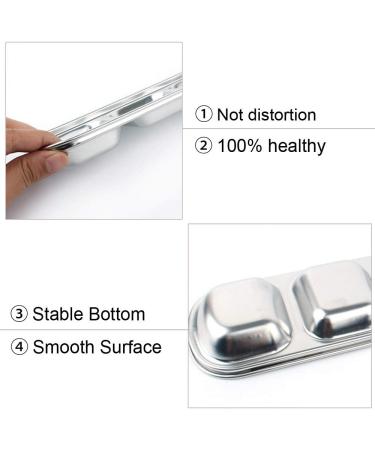 HanryDong Small Animal Stainless Steel Bowl 4 in 1 Hamster Feeder for Water and Food Cage Pet Small Dish for Rabbit/Guinea Pig/Hedgehog/Mice/Chinchilla/Kitten (4 in 1 bowl) - Buy Online on SooperMarket.com