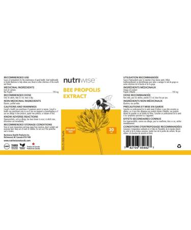 Nutriwise Bee Propolis Alcohol Free Immune Support Sore Throat Relief - Buy Online on SooperMarket.com