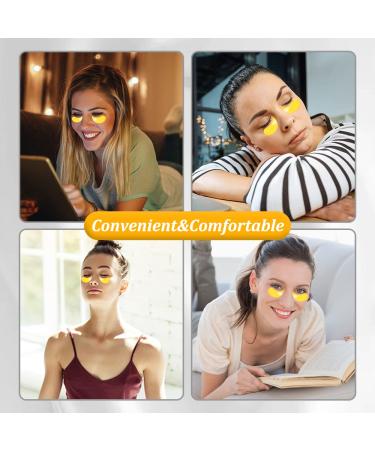 OUOYYO 24K Golden Eye Mask (60 PCS) - Collagen Eye Patches for Dark Circles, Wrinkles, & Puffy Eyes - Face Care Beauty - Buy Online on SooperMarket.com