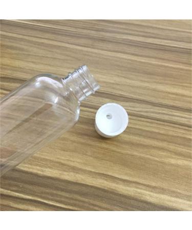 Ainkou 5pcs 100ml Clear Plastic Bottles Transparent Empty Bottles Refillable Bottles Travel Bottles Set for Travel or Cosmetic with 2pcs Small Funnels - Buy Online on SooperMarket.com