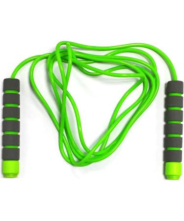 Kids Adjustable Jump Rope with Soft Foam Handles - Fun Outdoor Activity for Boys & Girls - Pink-Green - Buy Online on SooperMarket.com